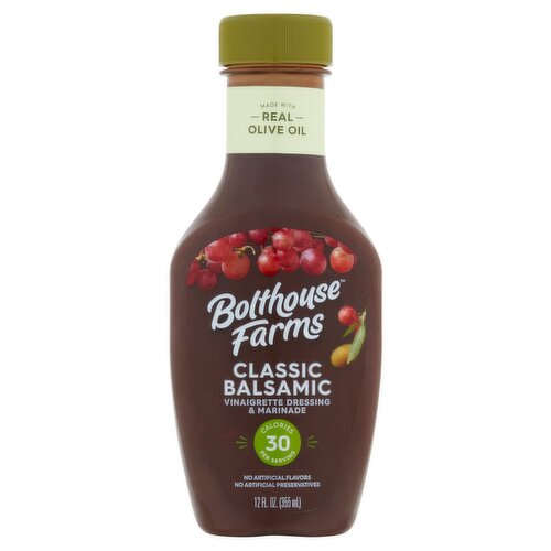 Bolthouse Farms Classic Balsamic Vinaigrette Dressing & Marinade, 12 fl oz