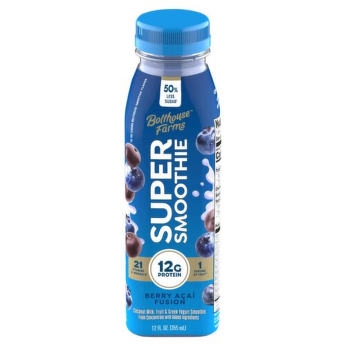 Bolthouse Farms Berry Açaí Fusion Super Smoothie, 12 fl oz