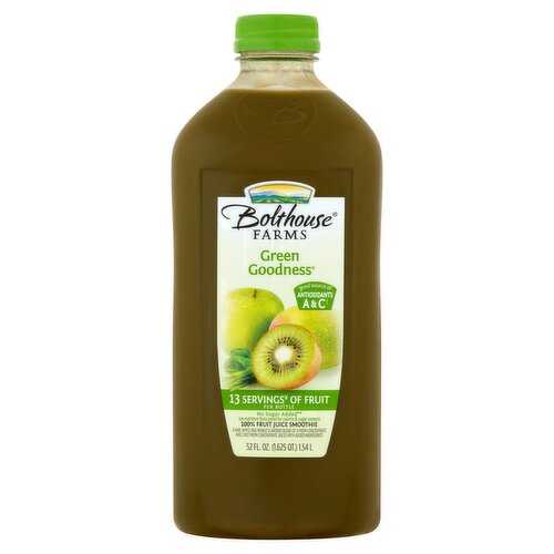 Bolthouse Farms Green Goodness 100% Fruit Juice Smoothie, 52 fl oz