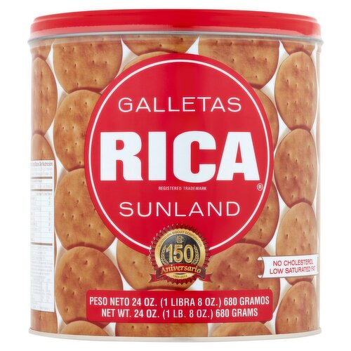 Galletas Rica Sunland Cookies, 24 oz