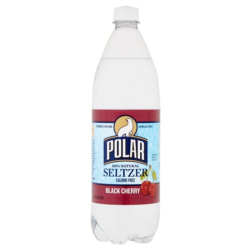 Polar 100% Natural Black Cherry Seltzer, 33.8 fl oz