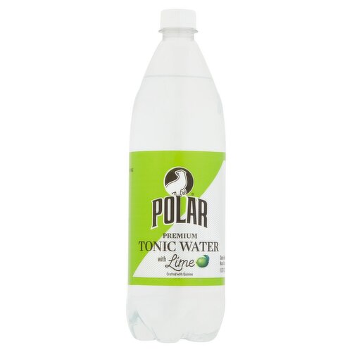 Polar Premium Tonic Water with Lime, 33.8 fl