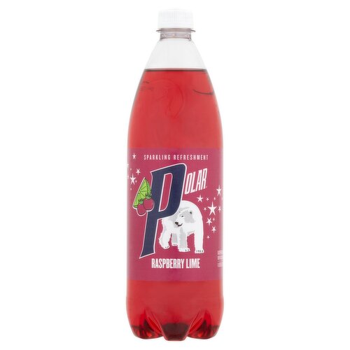 Polar Raspberry Lime Soda, 33.8 fl oz