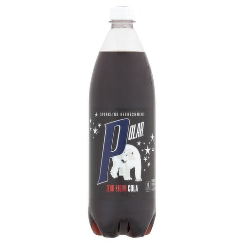 Polar Zero-Sugar Cola Sparkling Refreshment, 33.8 fl oz