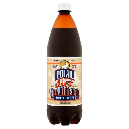 Polar Draft Style Diet Root Beer, 1 liter