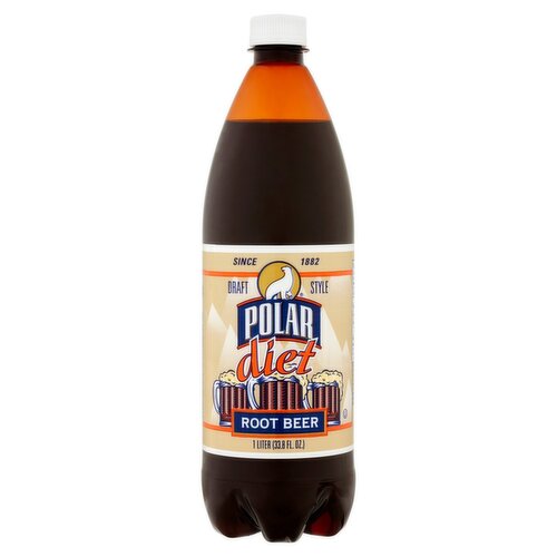 Polar Draft Style Diet Root Beer, 1 liter