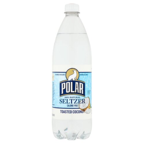 Polar 100% Natural Toasted Coconut Seltzer, 33.8 fl oz