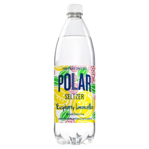 Polar Summer Raspberry Limoncello Seltzer Limited Edition, 33.8 fl oz