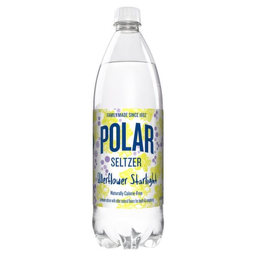 Polar Winter Elderflower Starlight Seltzer Limited Edition, 33.8 fl oz