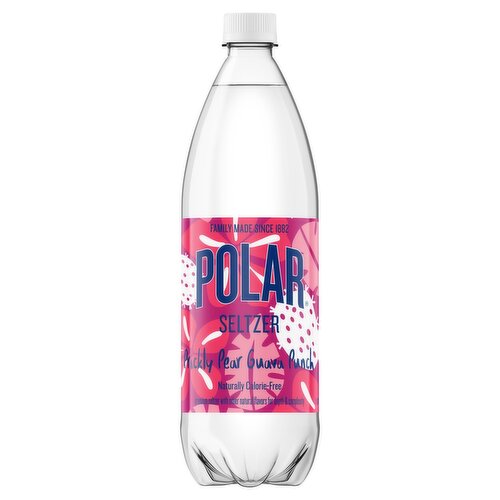 Polar Summer Prickly Pear Guava Punch Seltzer Limited Edition, 33.8 fl oz