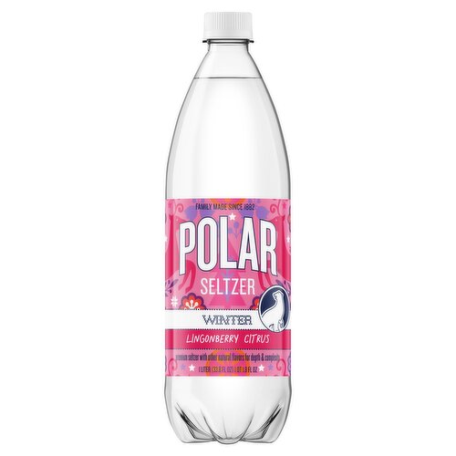Polar Winter Lingonberry Citrus Seltzer, 33.8 fl oz