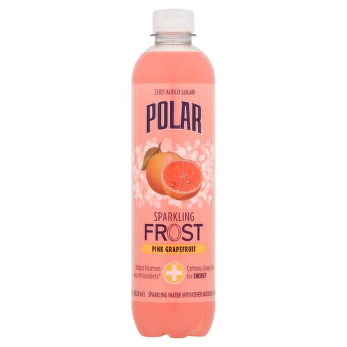 Polar Frost Pink Grapefruit Sparkling Water, 17 fl oz