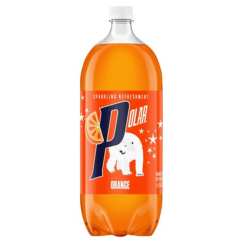 Polar Sparkling Refreshment Orange Soda, 67.6 fl oz