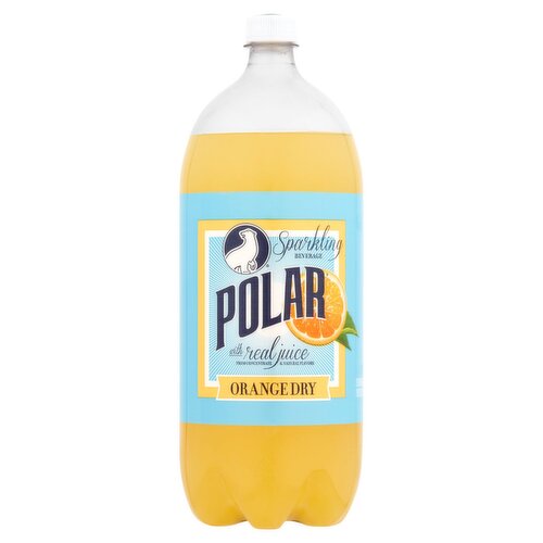 Polar Orange Dry Sparkling Beverage, 67.6 fl oz