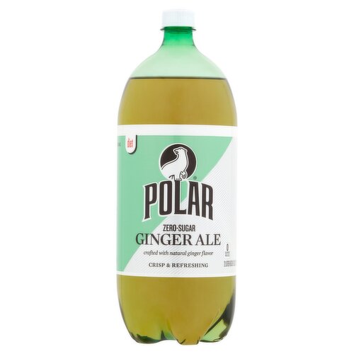 Polar Zero-Sugar Diet Ginger Ale, 67.6 fl oz