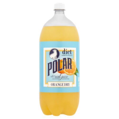 Polar Orange Dry Diet Sparkling Beverage, 67.6 fl oz