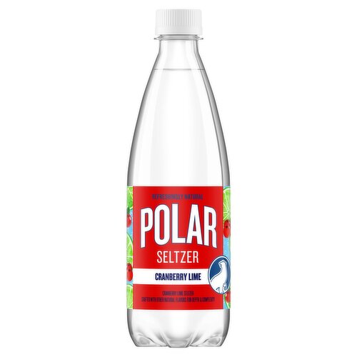Polar Cranberry Lime Seltzer, 20 fl oz