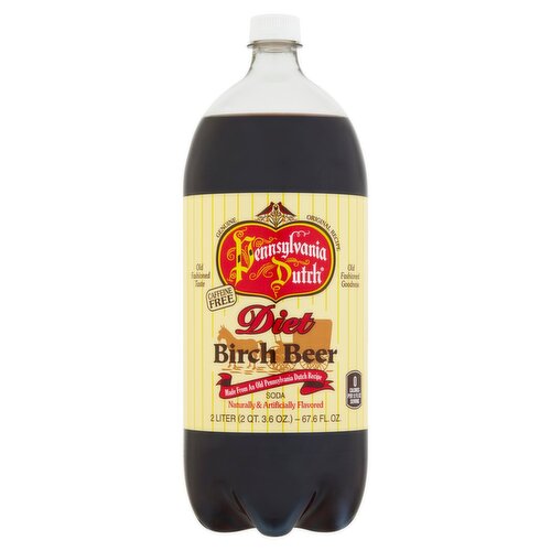 Pennsylvania Dutch Diet Birch Beer Soda, 2 liter