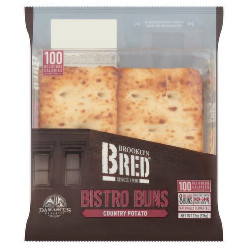 Brooklyn Bred Country Potato Bistro Buns, 8 count, 12 oz