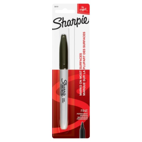 Sharpie Black Fine Point Permanent Marker, 1 count