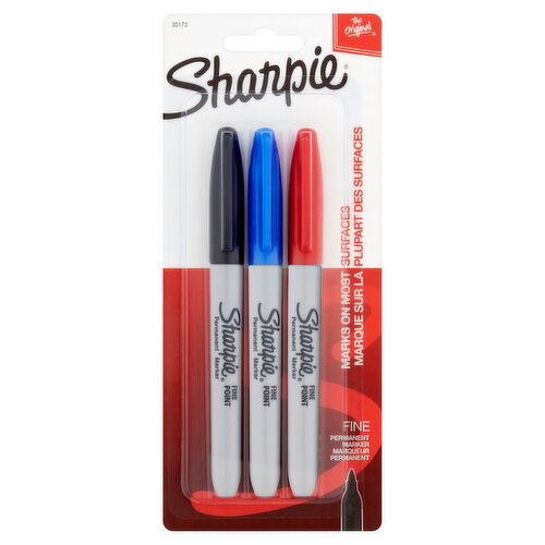 Sharpie The Original Fine Point Permanent Marker, 3 count