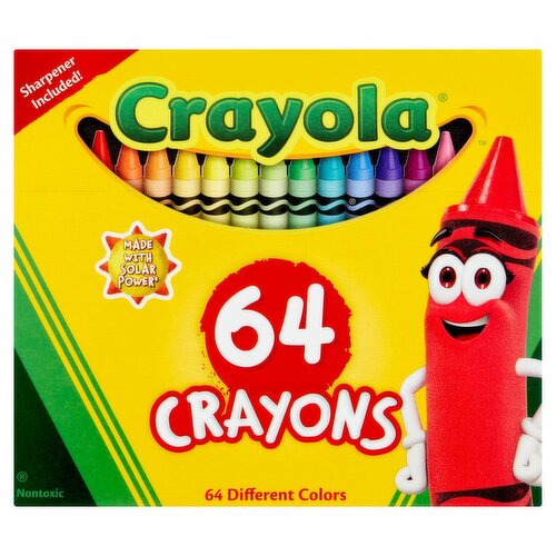 Crayola Nontoxic Crayons, 64 count