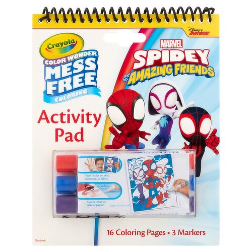 Crayola Disney Junior Color Wonder Mess Free Coloring Activity Pad, 3+