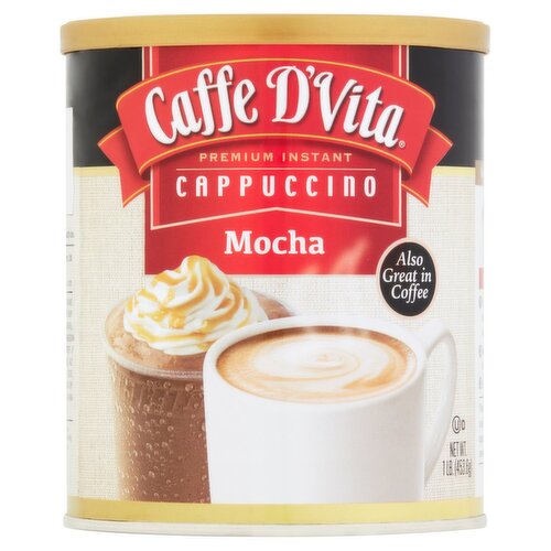 Caffe D'Vita Mocha Premium Instant Cappuccino, 1 lb