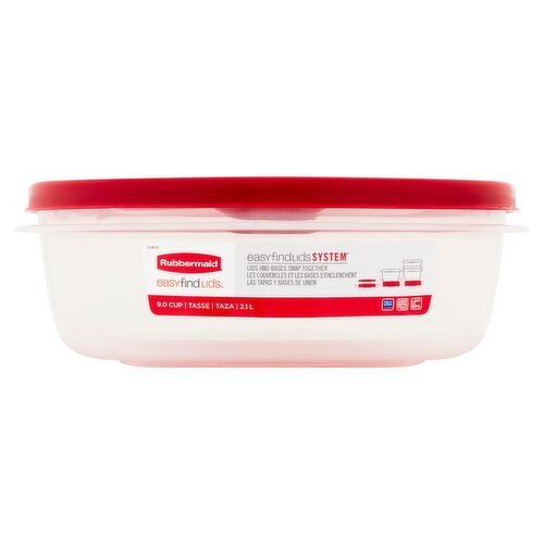 Rubbermaid Easy Find Lids 9.0 Cup Container