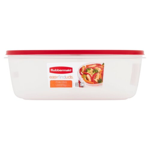 Rubbermaid Easy Find Lids 2.5 Gal Container & Lid