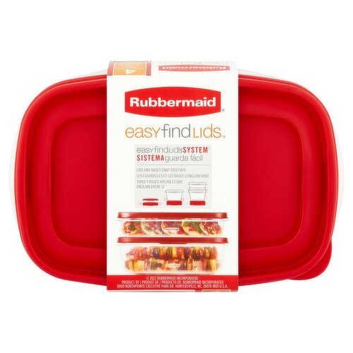 Newell Brands Rubbermaid Easy Find Lids Containers & Lids Value Pack, 2 count