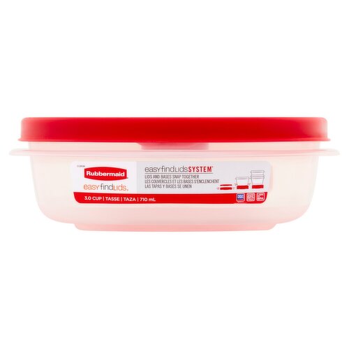 Rubbermaid Easy Find Lids 3.0 Cup Container