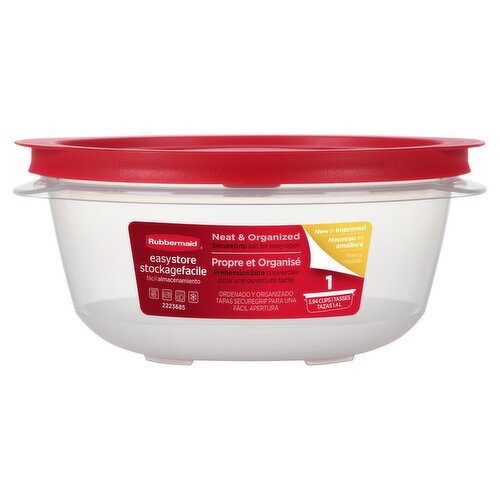 Rubbermaid Easystore Neat & Organized Round Container