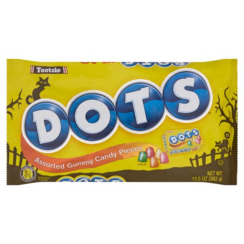Tootsie Dots Assorted Gummy Candy Pieces, 13.5 oz
