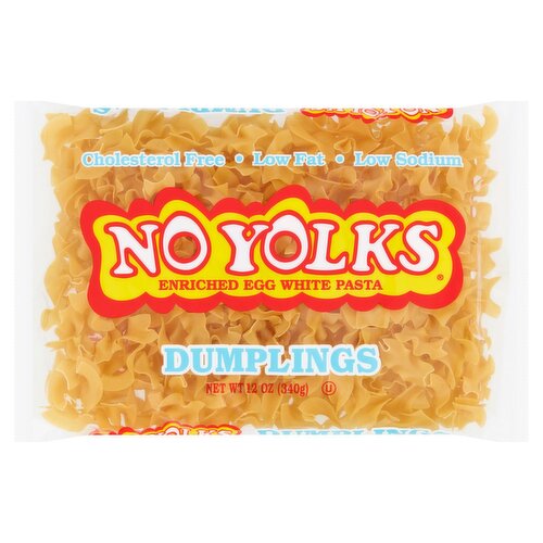 No Yolks Dumplings Enriched Egg White Pasta, 12 oz