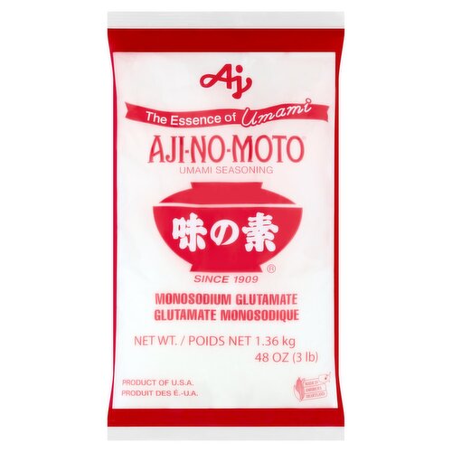Aji-No-Moto Monosodium Glutamate Umami Seasoning, 48 oz
