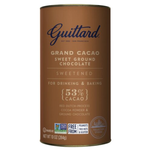 Guittard Grand Cacao Sweet Ground Chocolate, 10 oz