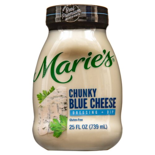 Marie's Chunky Blue Cheese Dressing + Dip, 25 fl oz