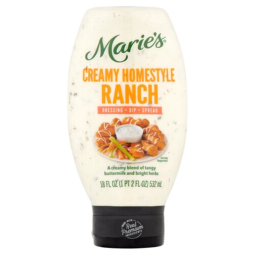 Marie's Creamy Homestyle Ranch Dressing/Dip/Spread, 18 fl oz