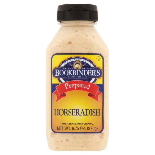 Bookbinder's Prepared Horseradish Sauce, 9.75 oz