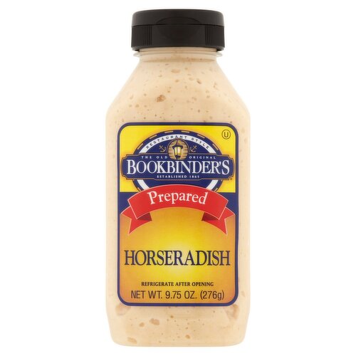 Bookbinder's Prepared Horseradish Sauce, 9.75 oz