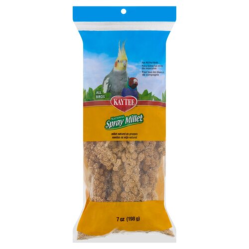 Kaytee Natural Spray Millet for All Pet Birds, 7 oz