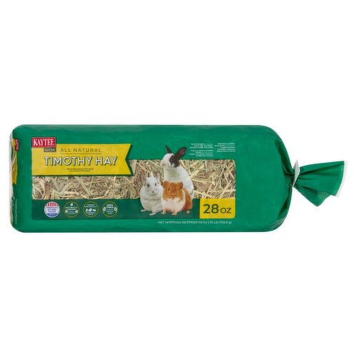 Kaytee Forti-Diet All Natural Timothy Hay, 28 oz