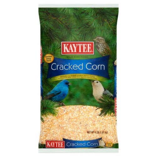 Kaytee Cracked Corn Wild Bird Food, 4 lb