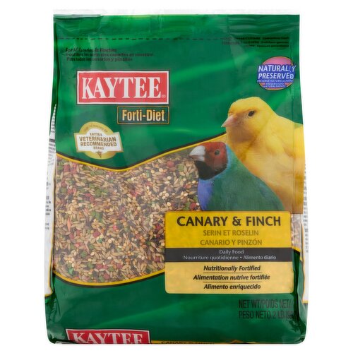 Kaytee Forti-Diet Canary & Finch Daily Food, 2 lb.