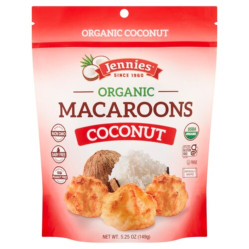 Jennies Organic Coconut Macaroons, 5.25 oz