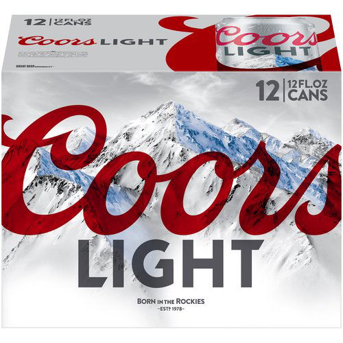 Coors Light 12 Pack - 12 oz Cans, 144 fl oz