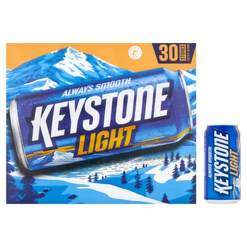 Keystone Light Beer, 12 fl oz, 30 count