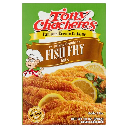 Tony Chachere's Crispy Creole Fish Fry Mix, 10 oz