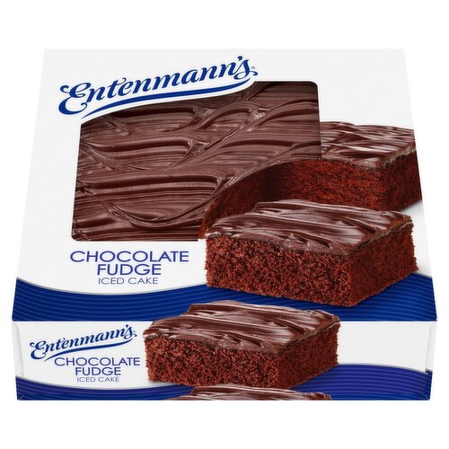 Entenmann's Chocolate Fudge Iced Cake, 3 oz